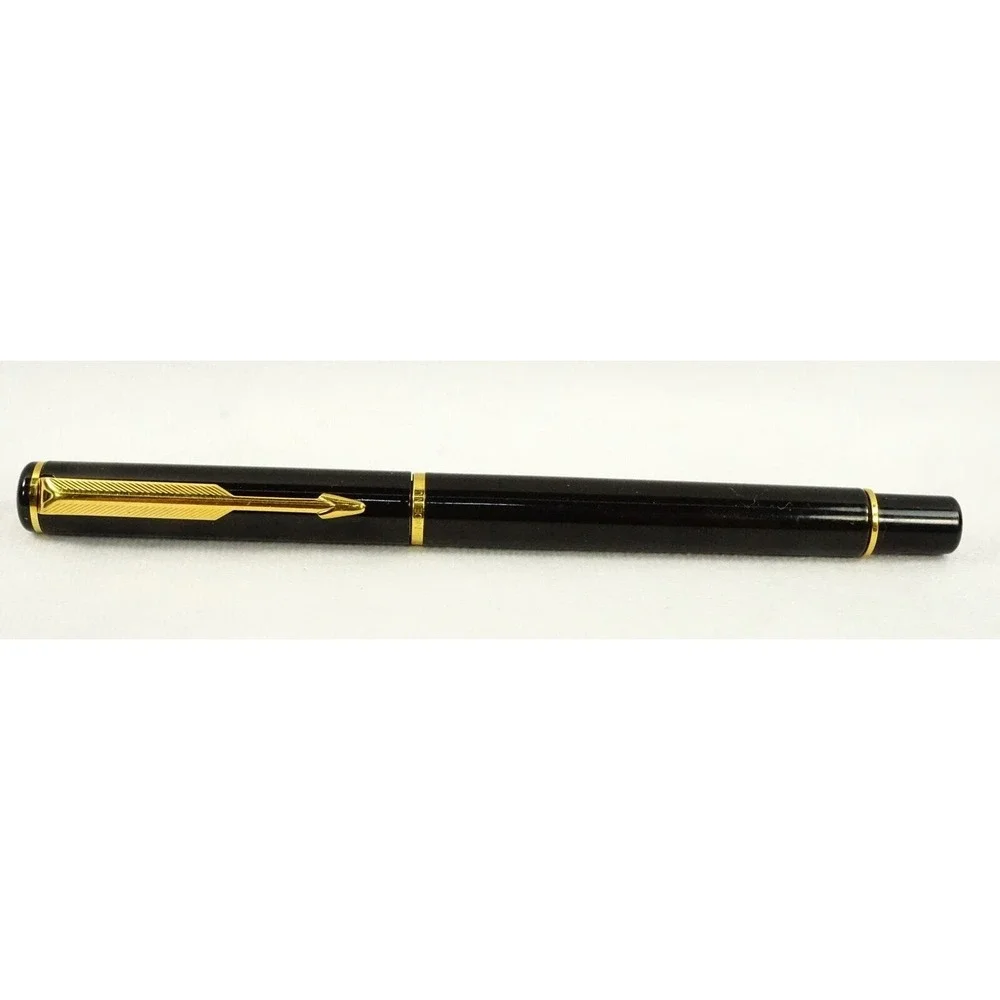 Vintage‎ Black and Gold Parker Ballpoint Pen Made in UK